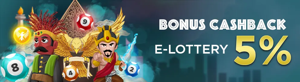 Bonus Cashback ELOTTERY 5%